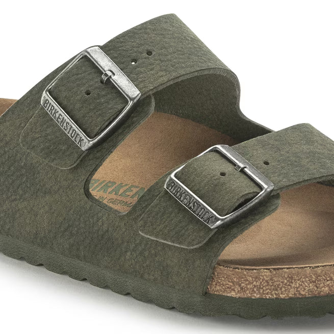 BIRKENSTOCK ARIZONA VEGAN MICROFIBER DESERT DUST THYME