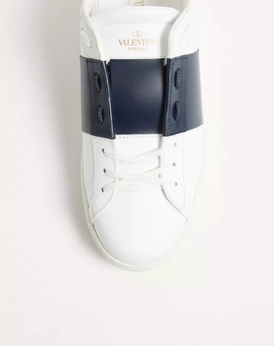 Valentino Calfskin Open Sneaker bule