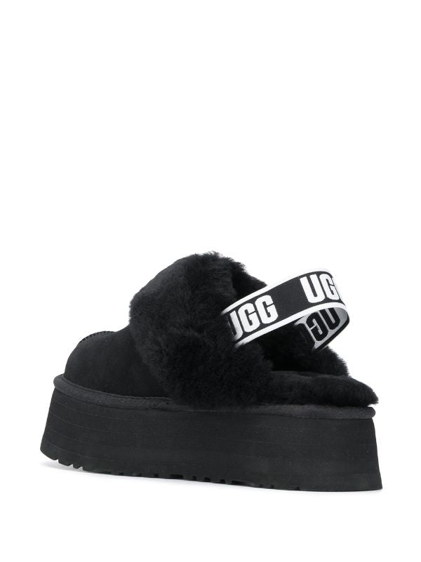 UGG faux fur slingback mules