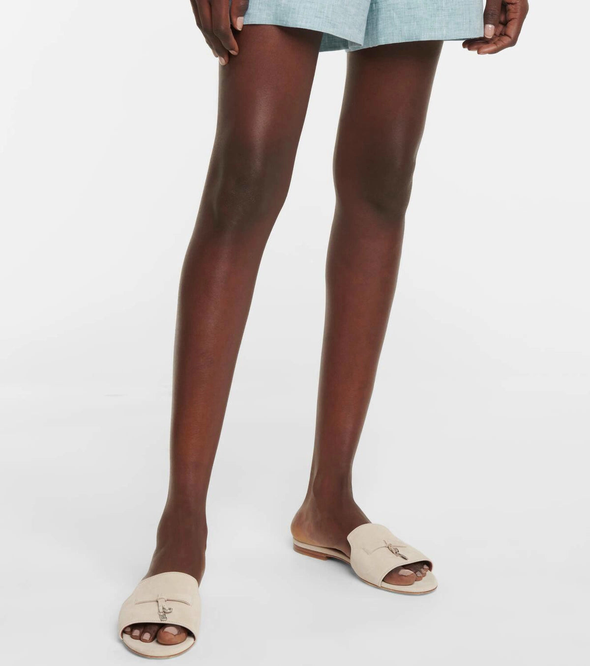 Loro Piana Suede Summer Beige Cut