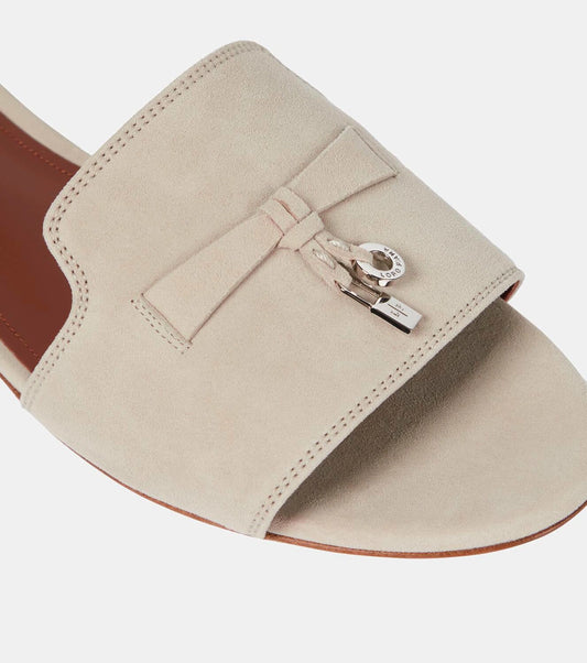 Loro Piana Suede Summer Beige Cut