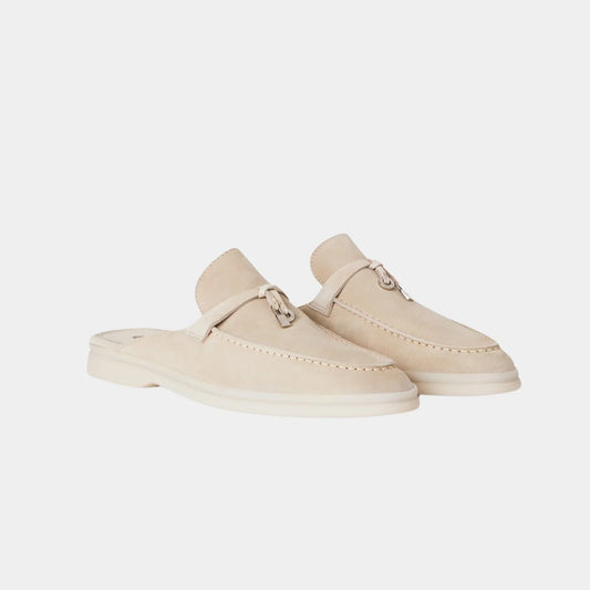 LORO PIANA Babouche Charms Walk Loafers Suede
