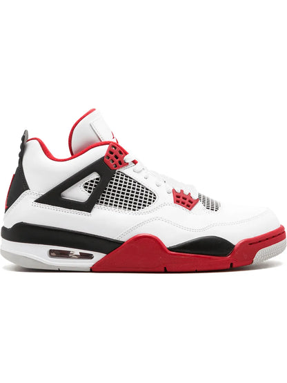 Jordan Air Jordan 4 Retro "Fire Red" Sneakers | White