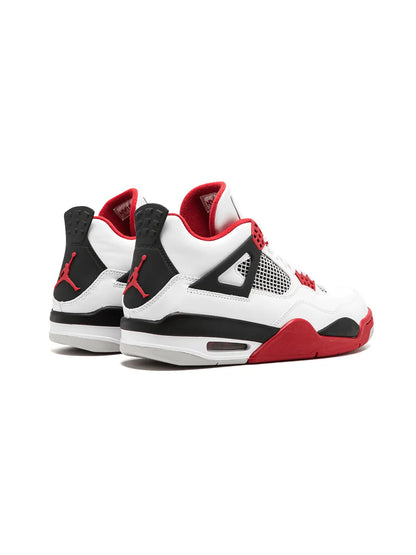Jordan Air Jordan 4 Retro "Fire Red" Sneakers | White