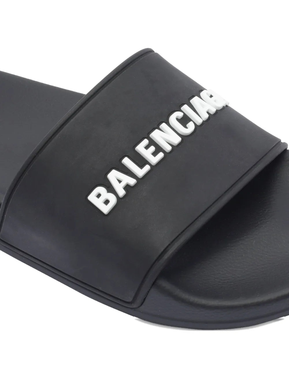 Balenciaga Pool Slide Black White