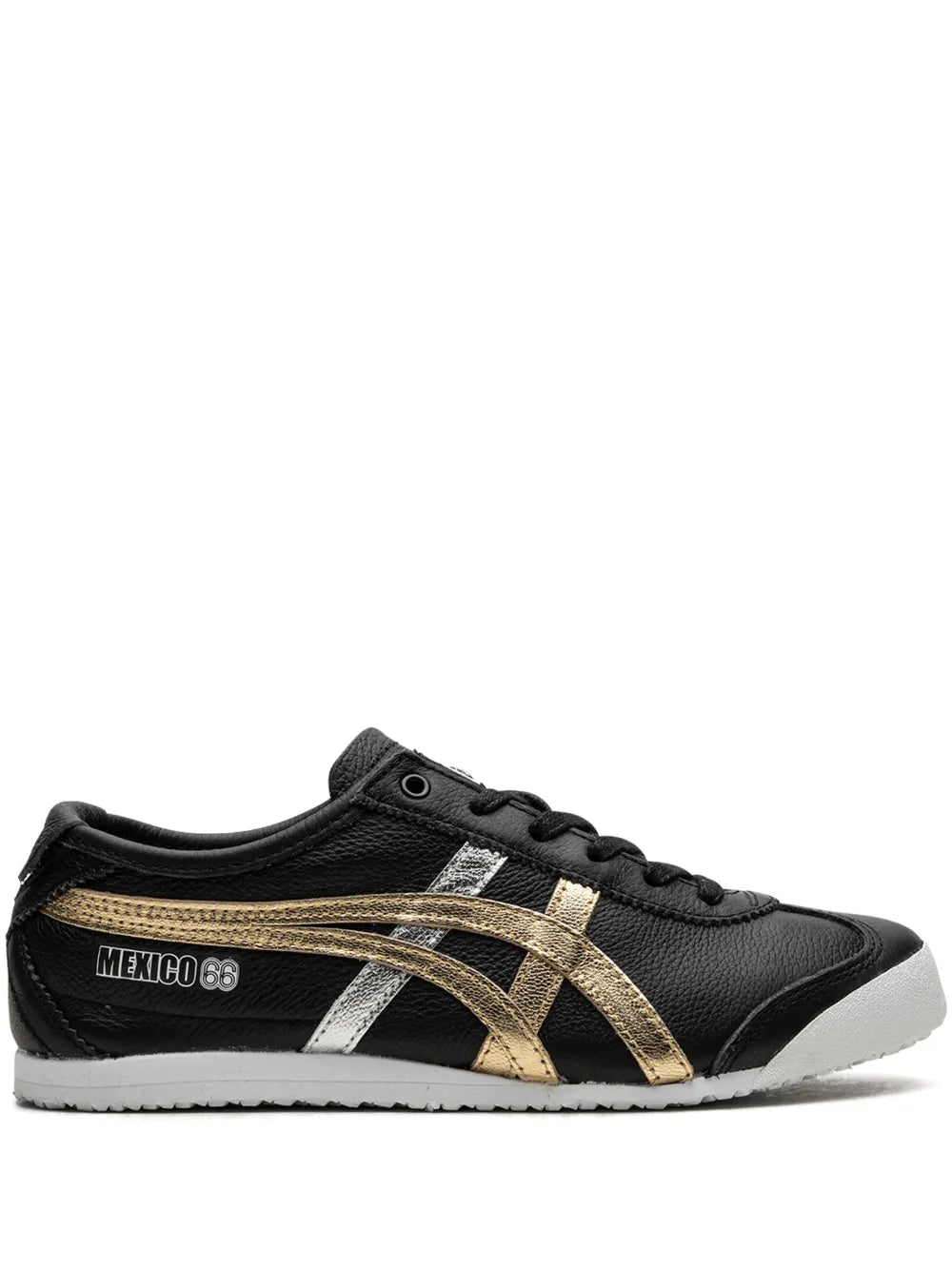 Onitsuka Tiger Mexico 66 Black Gold Silver