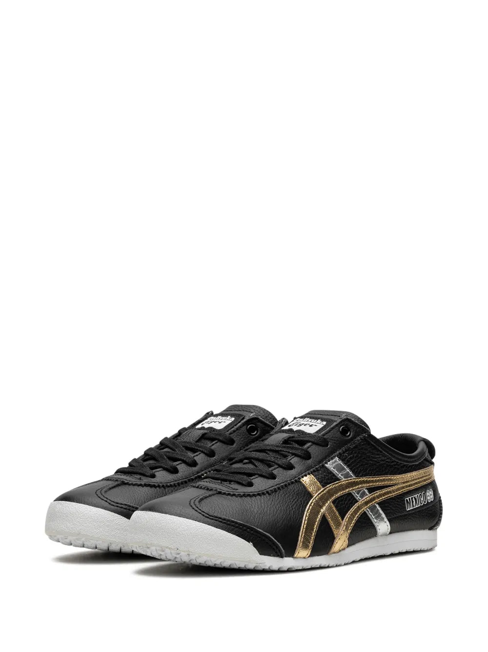 Onitsuka Tiger Mexico 66 Black Gold Silver