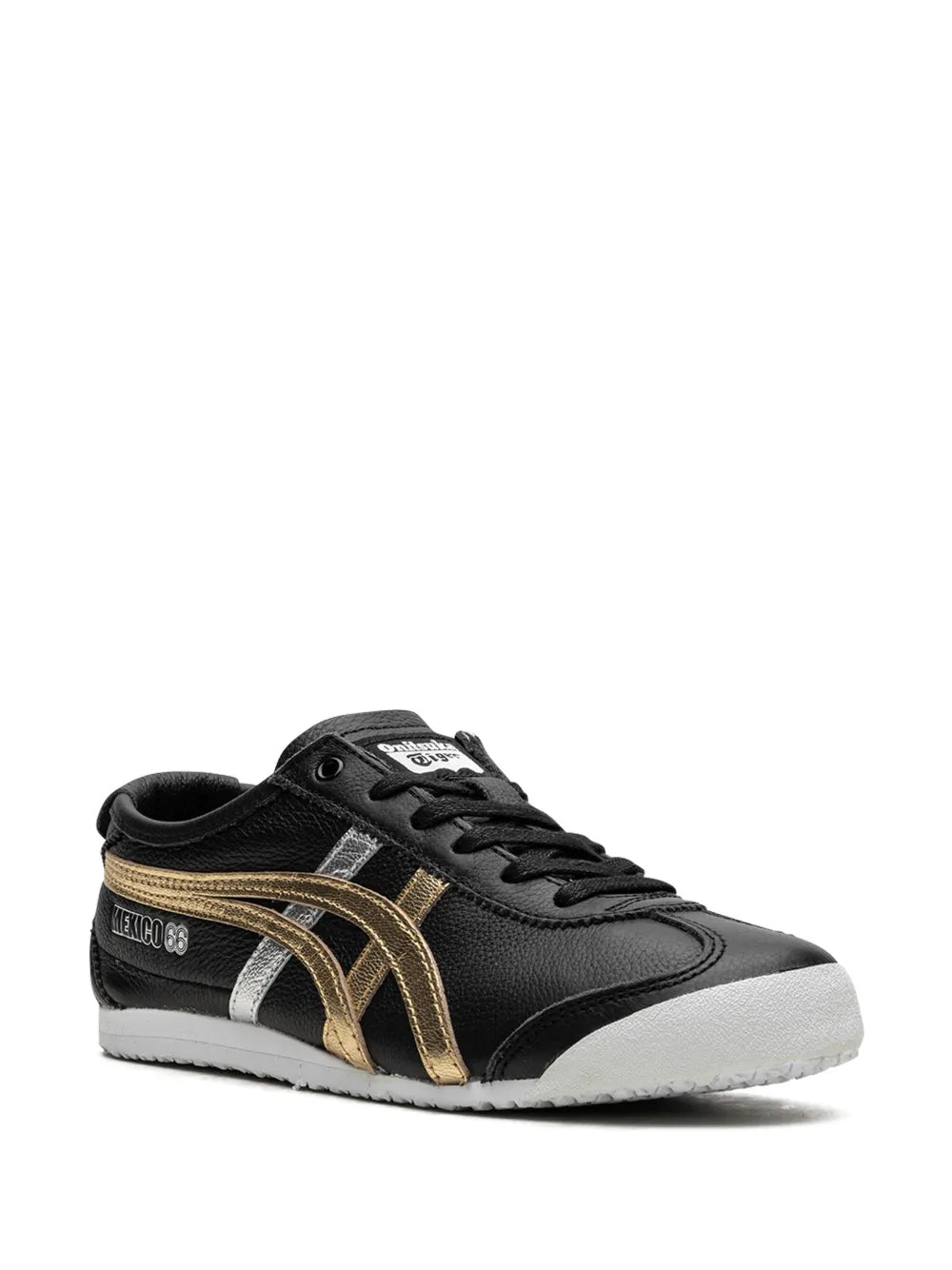 Onitsuka Tiger Mexico 66 Black Gold Silver