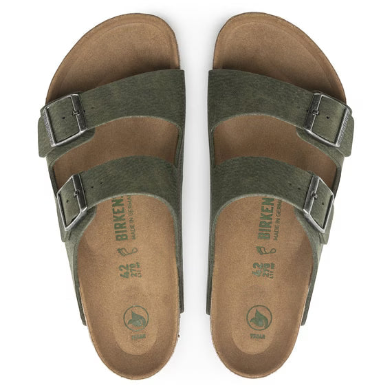 BIRKENSTOCK ARIZONA VEGAN MICROFIBER DESERT DUST THYME