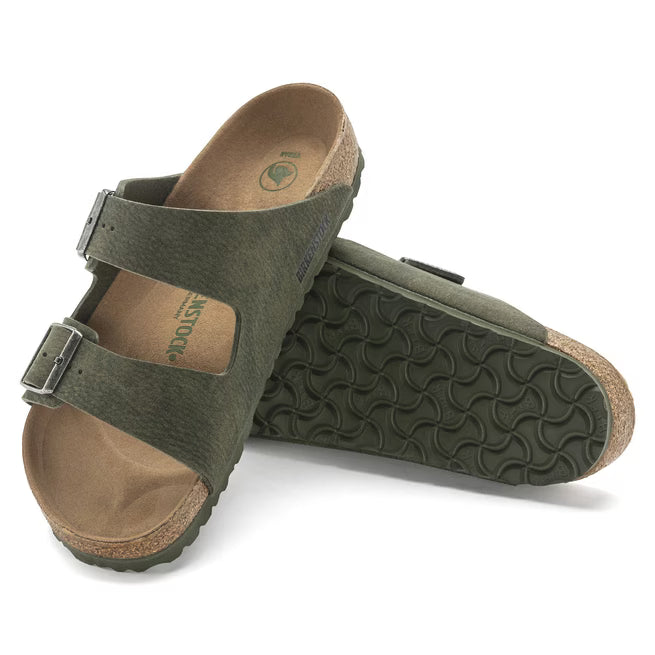 BIRKENSTOCK ARIZONA VEGAN MICROFIBER DESERT DUST THYME
