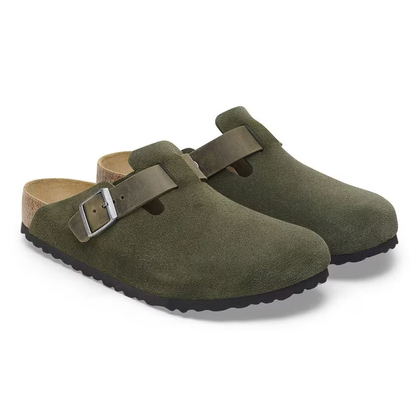 Birkenstock Boston Army Green 