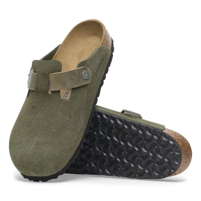 Birkenstock Boston Army Green 