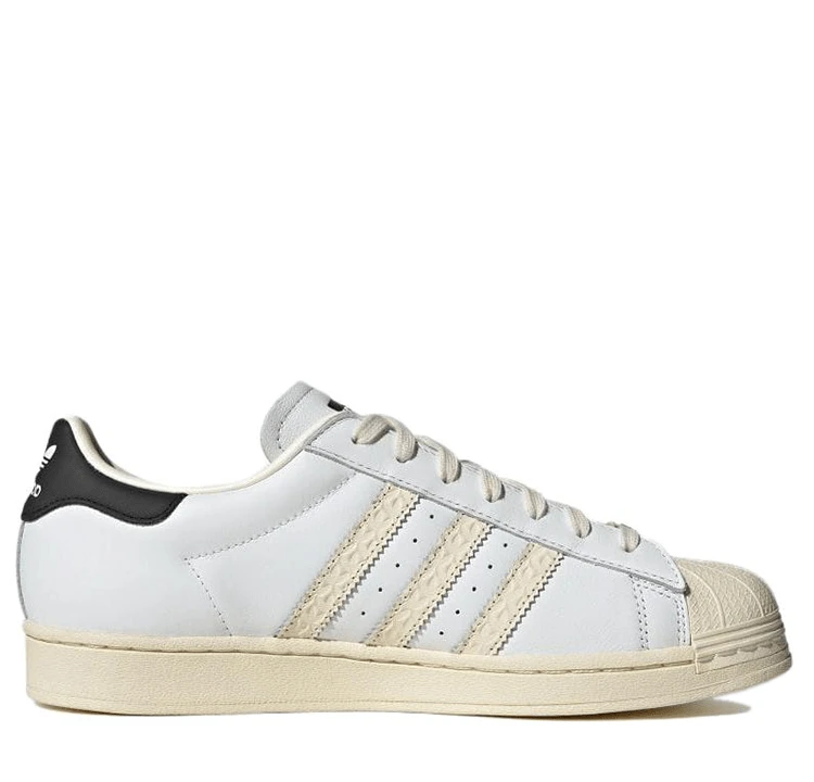 adidas Superstar Debossed Stripes Wonder White Black