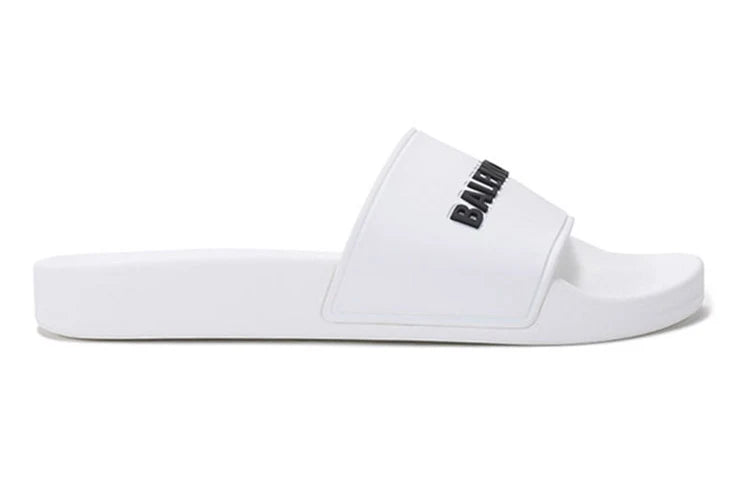 Balenciaga Pool Slide White Black