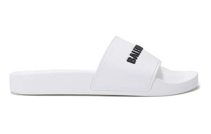 Balenciaga Pool Slide White Black