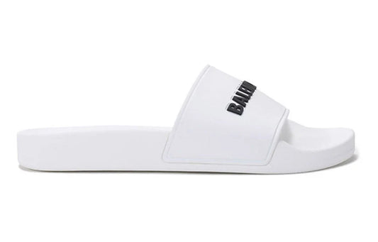 Balenciaga Pool Slide White Black