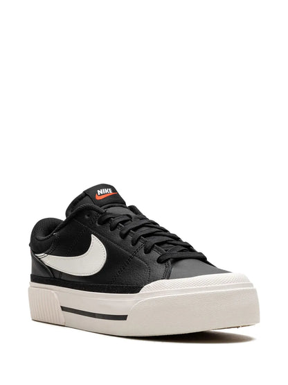 Nike Court Legacy Lift "Black Sail" Sneakers | Black