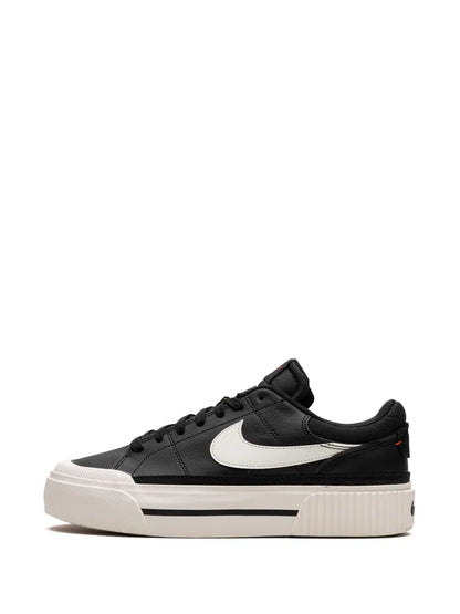 Nike Court Legacy Lift "Black Sail" Sneakers | Black
