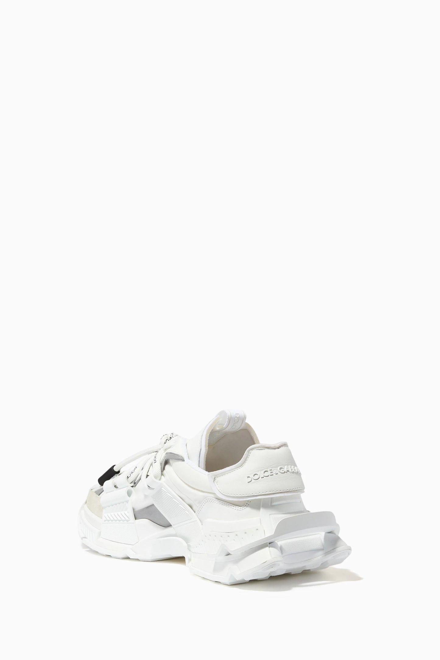 Buy Dolce & Gabbana White Space Sneakers in Mixed Materials