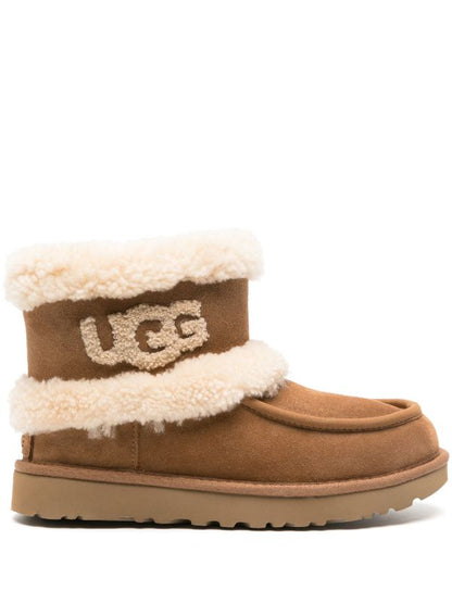 UGG Ultra Mini Fluff Boot Kids 'Chestnut'