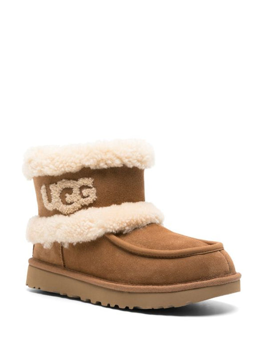 UGG Ultra Mini Fluff Boot Kids 'Chestnut'