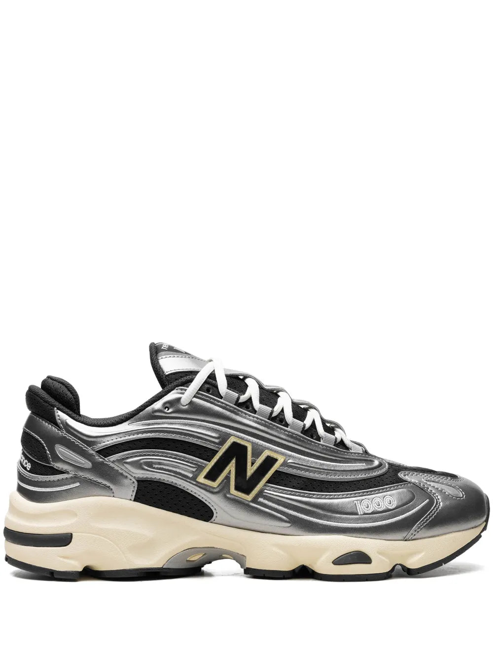New Balance 1000 Metallic Sneakers – Silver
