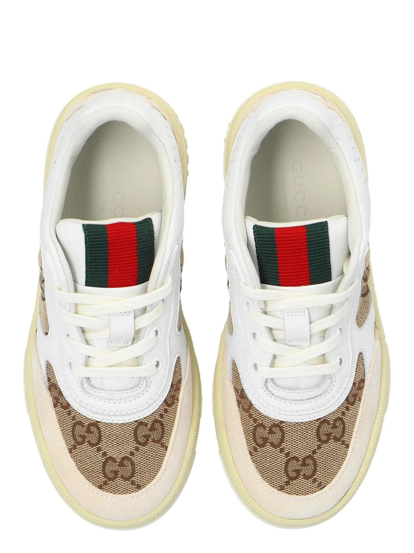 Gucci Re-Web Sneaker GG Canvas White Beige