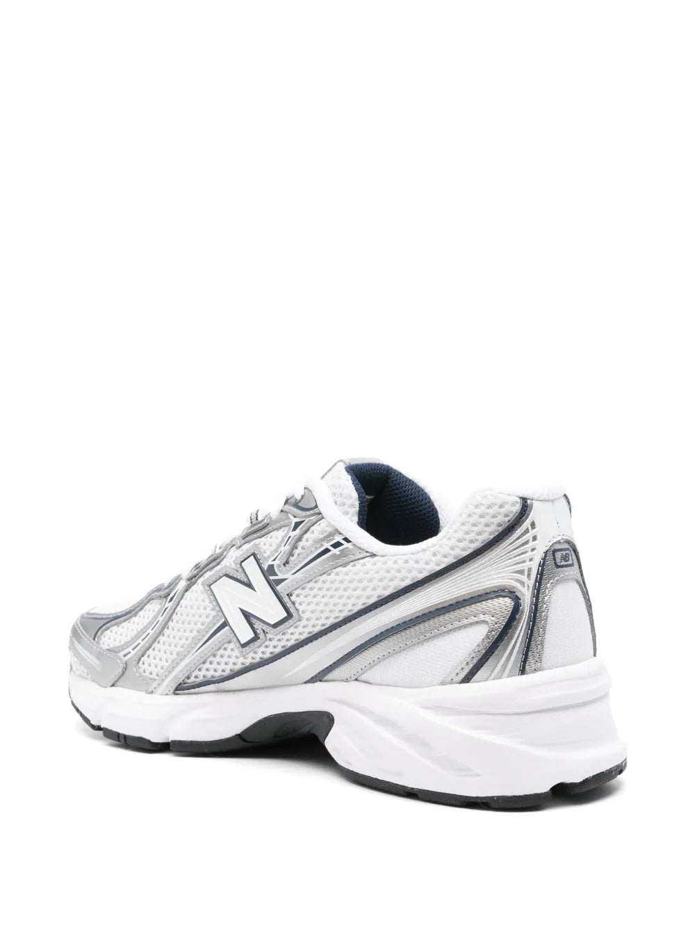 New Balance 740 White Silver Navy