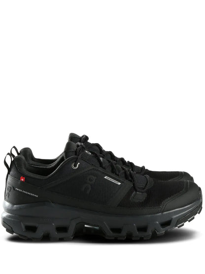 On Running Cloudrock Low Waterproof All Black