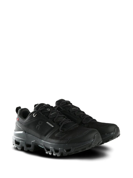 On Running Cloudrock Low Waterproof All Black