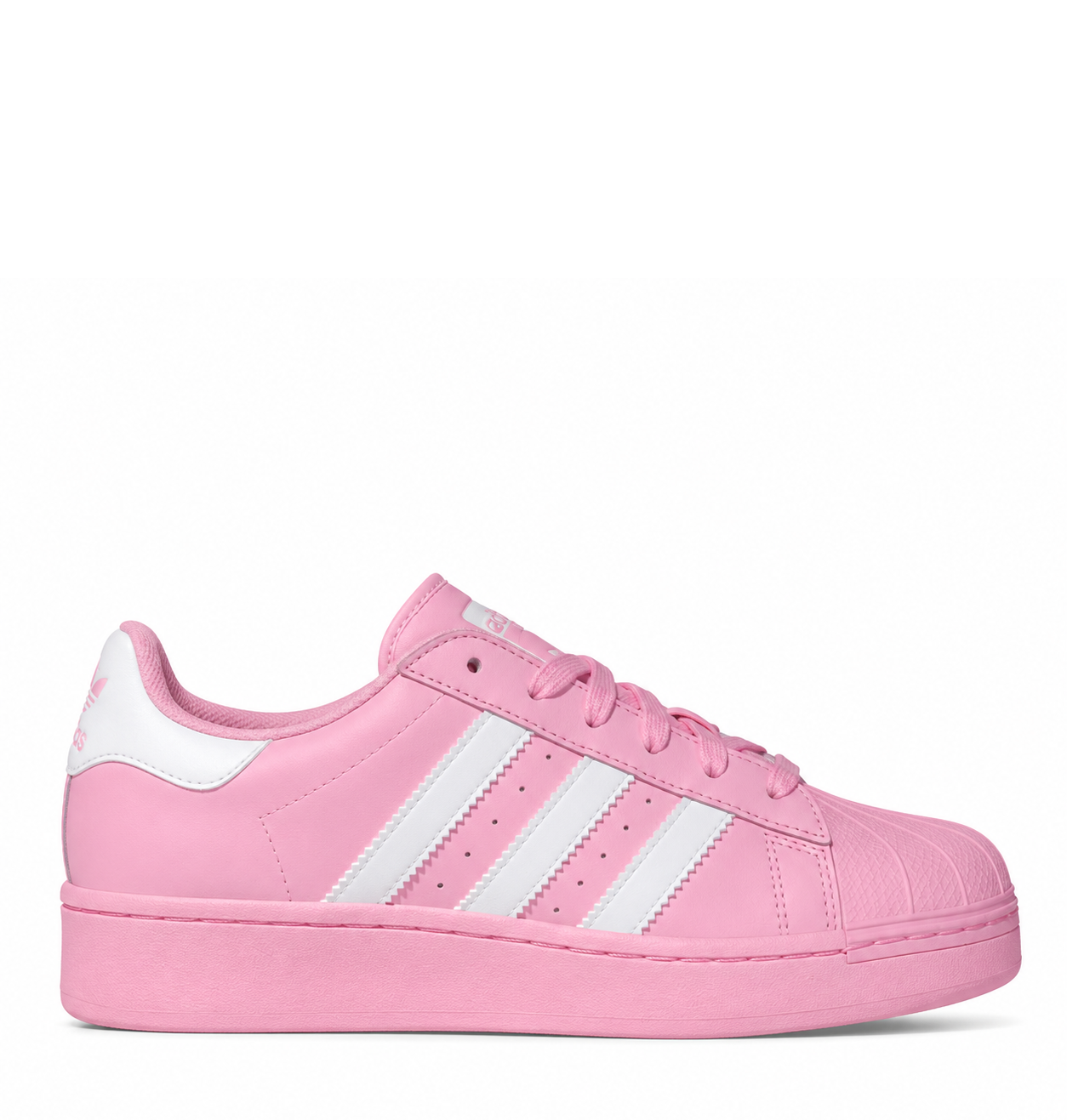 adidas Originals Superstar XLG trainers in pink and white