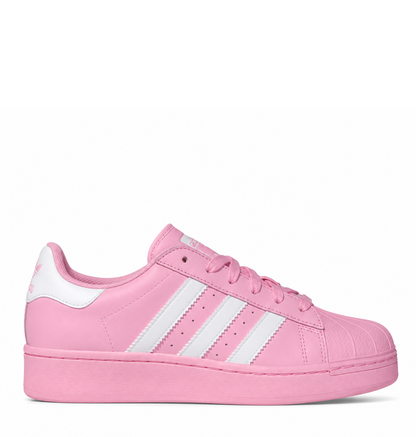 adidas Originals Superstar XLG trainers in pink and white