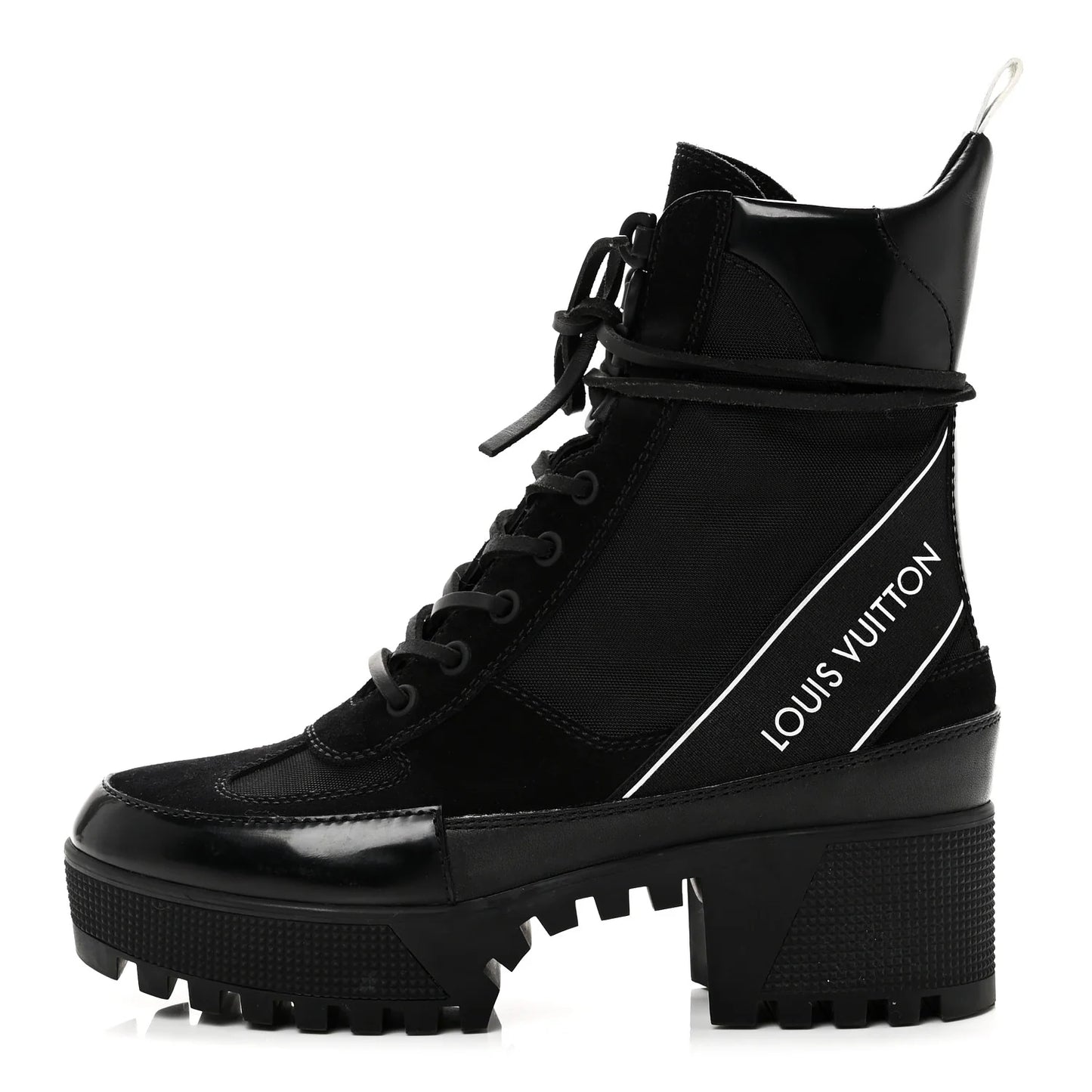 Louis Vuitton Suede Calfskin Mesh Logo Laureate Platform