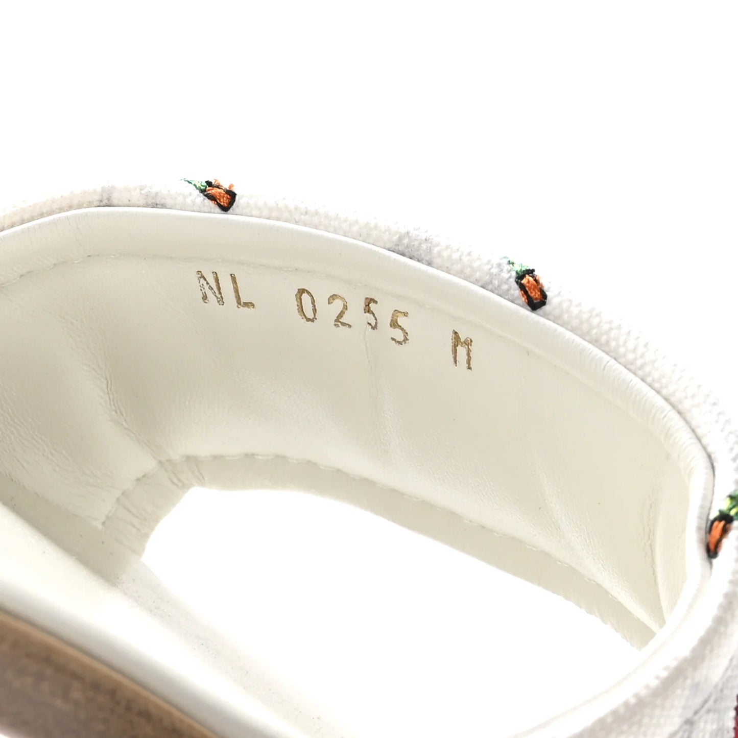 louis vuitton Cherry Lily Flat Mule X Takashi Murakami White