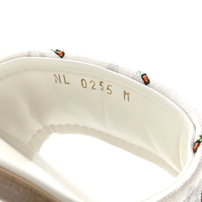 louis vuitton Cherry Lily Flat Mule X Takashi Murakami White