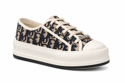 Dior Women's Walk'n'Dior Platform Embroidered Cotton Deep