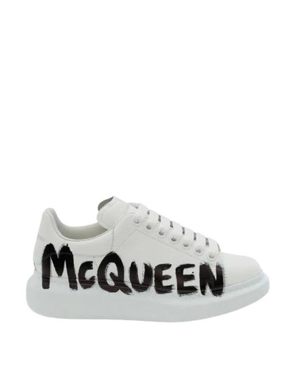 Alexander McQueen Oversized Graffiti white
