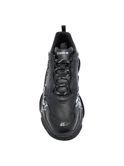 Balenciaga Triple S DIY Metal Artwork Black