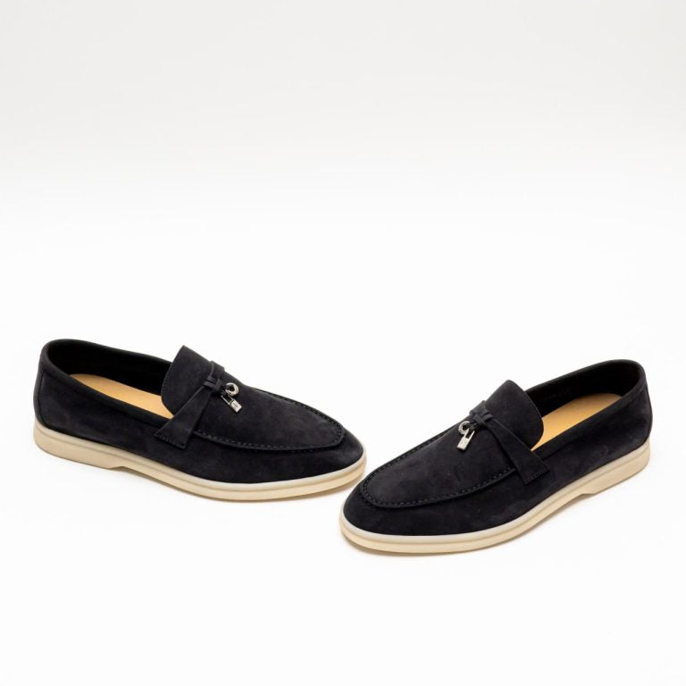 Loro Piana Suede Summer Black