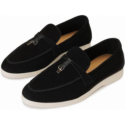Loro Piana Suede Summer Black