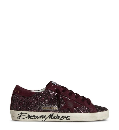 Golden Goose Super-Star sneakers for Women - Burgundy in Kuwait
