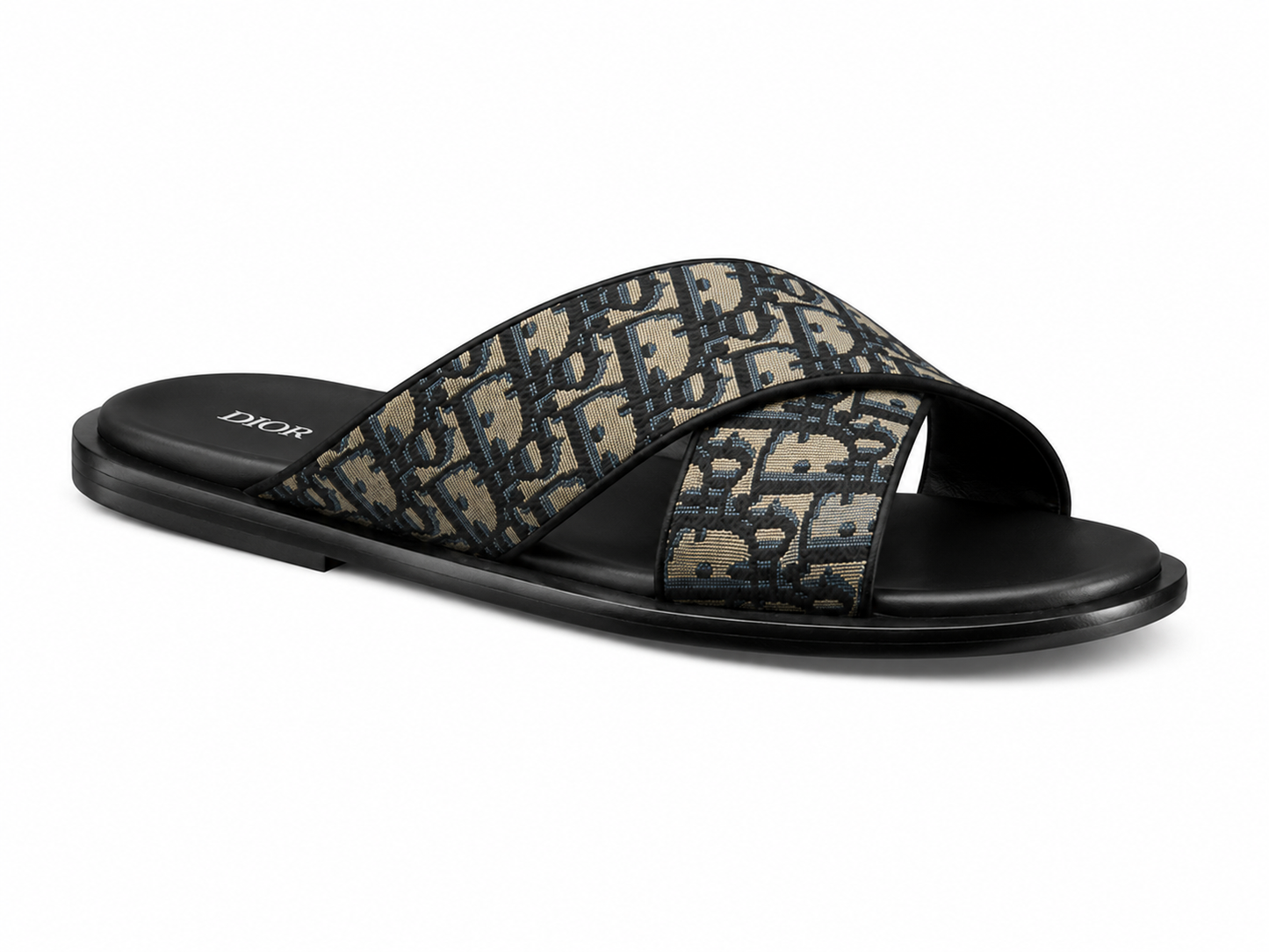 Dior Alias Sandals Blue Oblique
