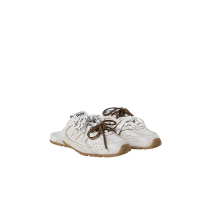 New Balance X Miu Miu 530 SL deco calf leather mules