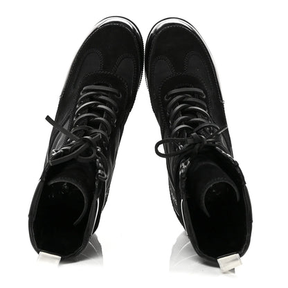 Louis Vuitton Suede Calfskin Mesh Logo Laureate Platform
