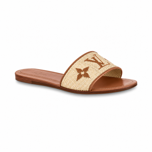 Louis Vuitton  Canvas Sandals Naturale