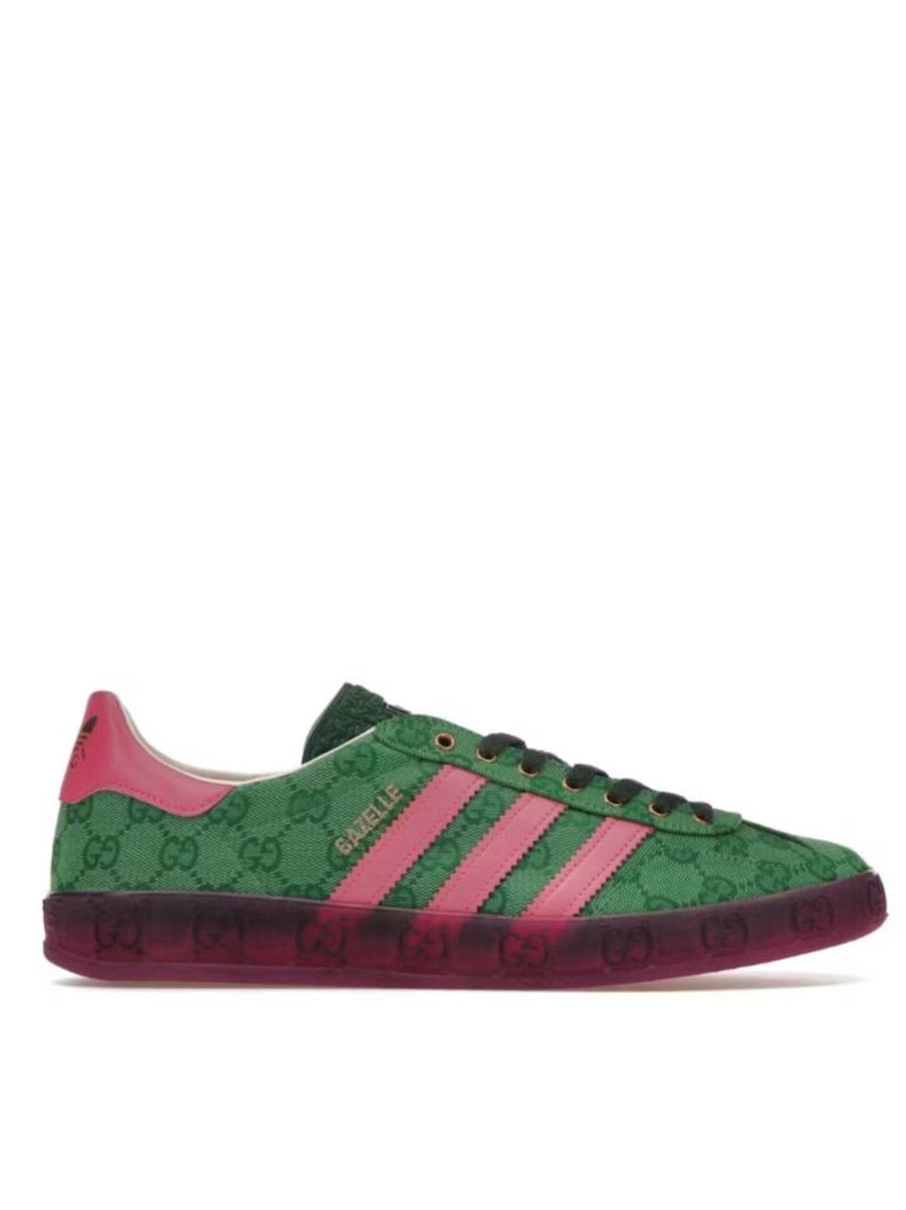 adidas x Gucci Gazelle Green GG Monogram