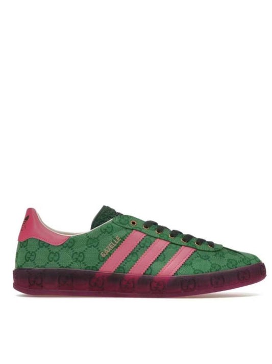 adidas x Gucci Gazelle Green GG Monogram