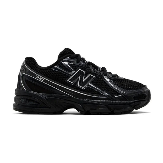 New Balance 740 Big Kid 'Black Silver Metallic'