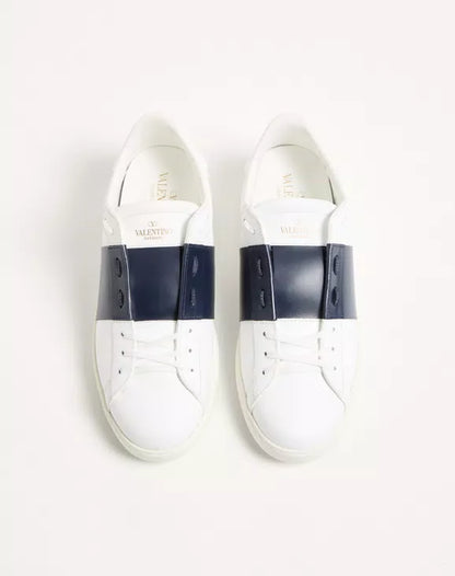 Valentino Calfskin Open Sneaker  bule