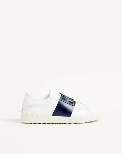 Valentino Calfskin Open Sneaker  bule